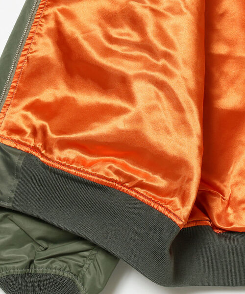 BEAMS（ビームス）の「BEAMS / クレイジー ルーズ MA-1（MA-1・メンズ・ブラック/オリーブ・SMALL/MEDIUM/LARGE/X-LARGE）」の11枚目の写真