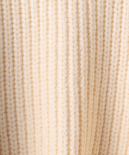 BEAUTY&YOUTH UNITED ARROWS（ビューティーアンドユースユナイテッドアローズ）の「BY 畦ショートニット プルオーバー（ニット/セーター・レディース・グレー/オフホワイト/オレンジ・FREE）」の14枚目の写真