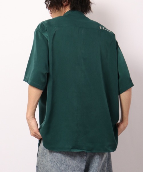 POWER TO THE PEOPLE(パワートゥーザピープル)の「POWER TO THE PEOPLE ポケット刺繍シャツ(シャツ/ブラウス・メンズ・その他/スモークピンク/ブラウン/ダークグリーン/アイボリー/マルチ・L/M/S/LL)」の15枚目の写真