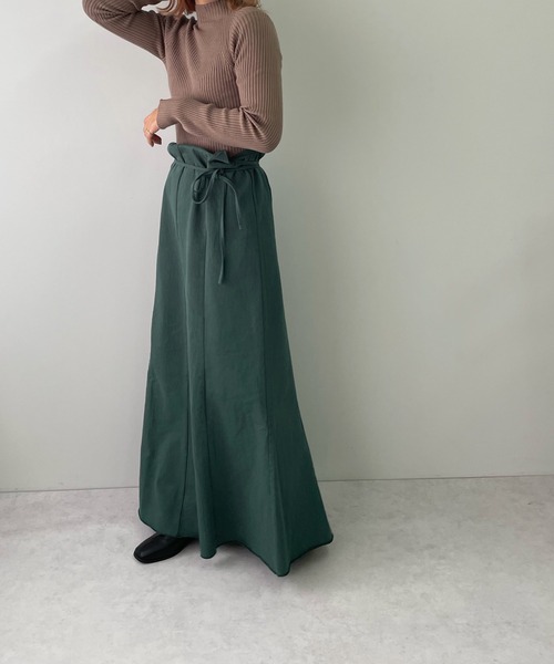 LE MORE(リモア)の「マルチウェイマーメイドキャミワンピース(ワンピース・レディース・ベージュ/グリーン・M/S)」の10枚目の写真