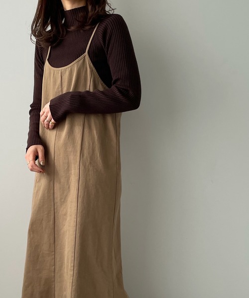 LE MORE(リモア)の「マルチウェイマーメイドキャミワンピース(ワンピース・レディース・ベージュ/グリーン・M/S)」の19枚目の写真