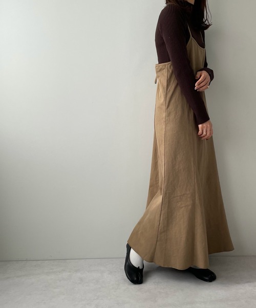 LE MORE(リモア)の「マルチウェイマーメイドキャミワンピース(ワンピース・レディース・ベージュ/グリーン・M/S)」の20枚目の写真