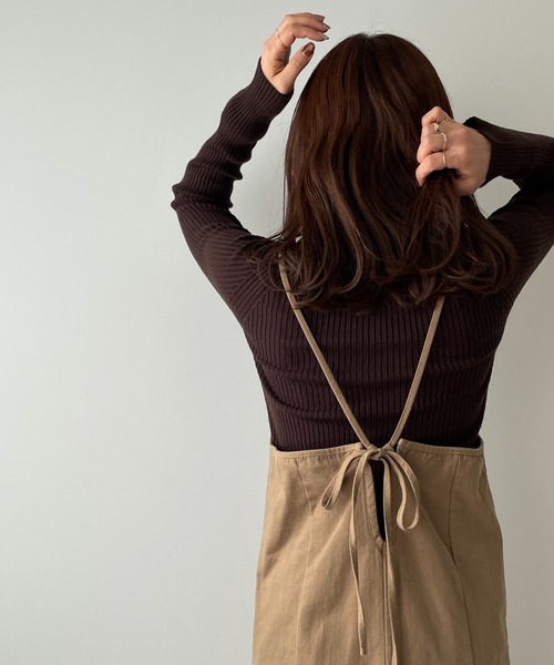 LE MORE(リモア)の「マルチウェイマーメイドキャミワンピース(ワンピース・レディース・ベージュ/グリーン・M/S)」の21枚目の写真