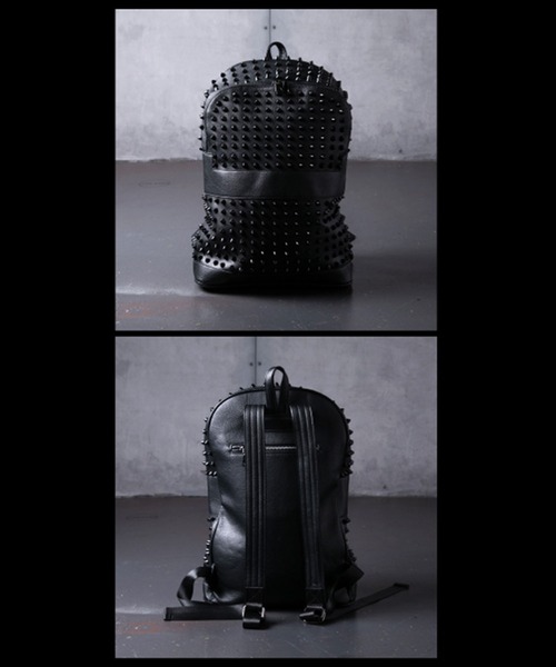BLACK JACKALL CROWN(ブラックジャッカルクラウン)の「BLACK JACKALL CROWN スタッズ デコレーション リュック(バックパック/リュック・レディース・ブラック・FREE)」の3枚目の写真