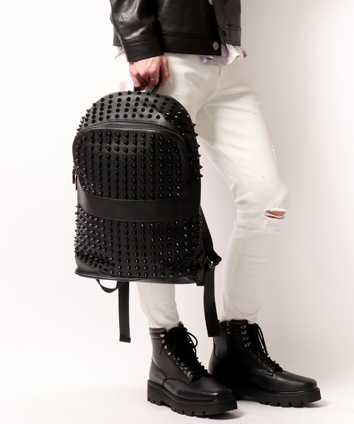 BLACK JACKALL CROWN(ブラックジャッカルクラウン)の「BLACK JACKALL CROWN スタッズ デコレーション リュック(バックパック/リュック・レディース・ブラック・FREE)」の6枚目の写真