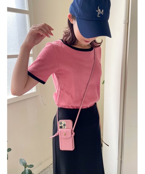 jumelle（ジュメロ）の「ショルダースマホケース（スマホケース/カバー・レディース・ブラウン/アイボリー/ホワイト/ピンク・A/C/E/D/B）」の13枚目の写真