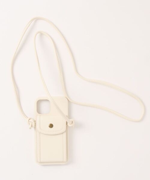 jumelle（ジュメロ）の「ショルダースマホケース（スマホケース/カバー・レディース・ブラウン/アイボリー/ホワイト/ピンク・A/C/E/D/B）」の5枚目の写真