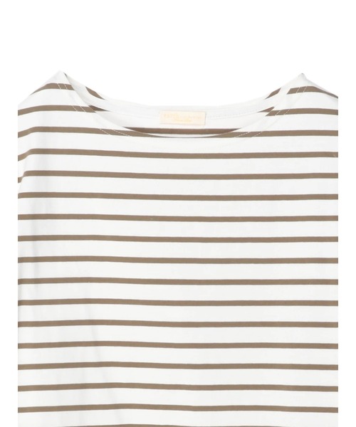 earth music&ecology（アースミュージックアンドエコロジー）の「ボートネックボーダープルオーバー*（Tシャツ/カットソー・レディース・ブラック/ライム/モカ・S/M）」の22枚目の写真