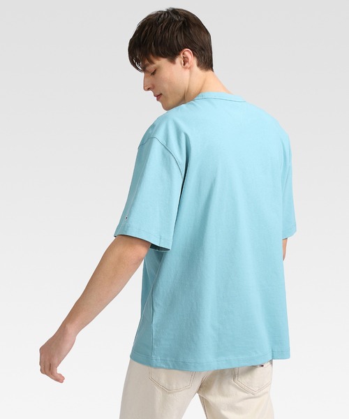 tommy jeans(トミー ジーンズ)の「ラウンドロゴクルーネックTシャツ(Tシャツ/カットソー・メンズ・ホワイト/ベージュ/ブルー/ブラック・SMALL/MEDIUM/LARGE/X-LARGE)」の20枚目の写真