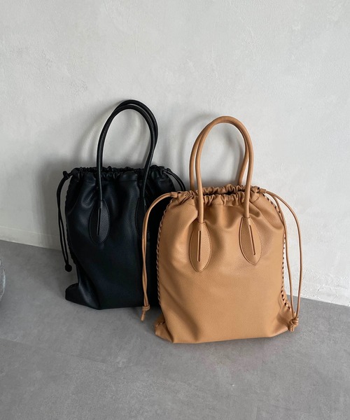 CAPRICIEUX LE'MAGE（カプリシューレマージュ）の「〈WEB限定カラー/イエロー〉TURNトートバッグ（トートバッグ・レディース・イエロー/キャメル/ブラック・FREE）」の16枚目の写真