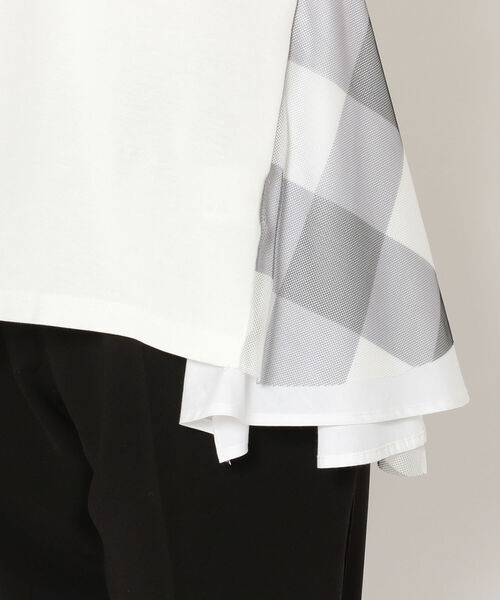 ADDICT NOIR（アディクトノアー）の「【別注】ADDICT NOIR/アディクト ノアー/Frill Tops/WHITE（Tシャツ/カットソー・レディース・ホワイト・FREE）」の6枚目の写真