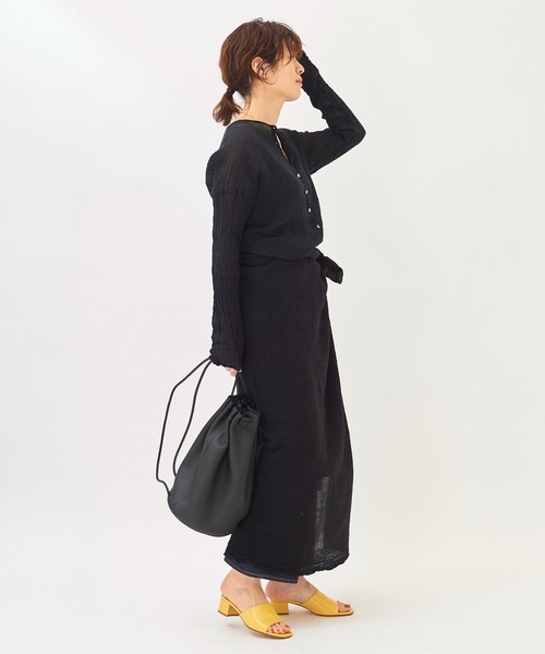 plage(プラージュ)の「【LES ATELIERS FRANCAIS DE CONFECTION】PAREO スカーフ◆(ストール/ショール・レディース・ホワイト/ホワイト系その他/ブラック/カーキ・FREE)」の21枚目の写真