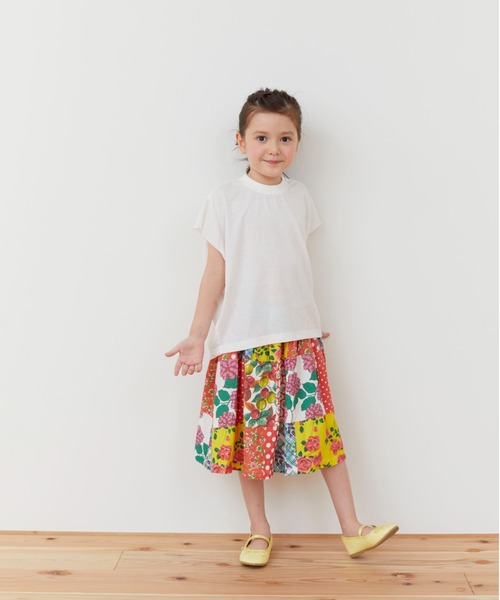 NEEDLE WORKS（ニードルワークス）の「PRINT-GATHER SKIRT（スカート・レディース・レッド/ブルー・S/M）」の5枚目の写真
