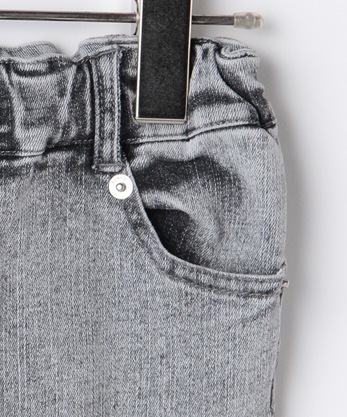 b・ROOM（ビールーム）の「ダメージスキニーパンツ（デニムパンツ・キッズ・グレー/サックスブルー・100cm/130cm/120cm/90cm/110cm）」の9枚目の写真