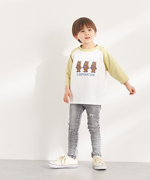 b・ROOM（ビールーム）の「ダメージスキニーパンツ（デニムパンツ・キッズ・グレー/サックスブルー・100cm/130cm/120cm/90cm/110cm）」の18枚目の写真