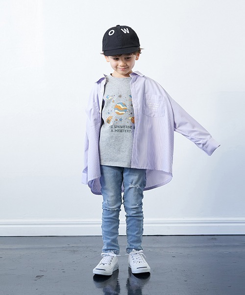 b・ROOM（ビールーム）の「ダメージスキニーパンツ（デニムパンツ・キッズ・グレー/サックスブルー・100cm/130cm/120cm/90cm/110cm）」の19枚目の写真