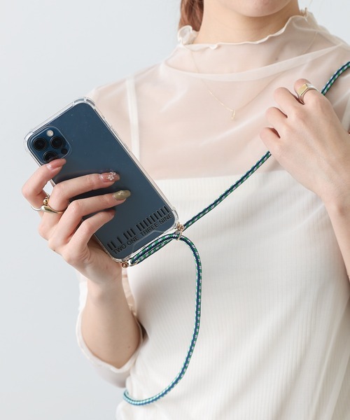 COLONY 2139（コロニートゥーワンスリーナイン）の「クリアショルダースマホケース/iPhone12/12 pro/13（スマホケース/カバー・レディース・ホワイト/ブラック/グリーン・12/13）」の20枚目の写真