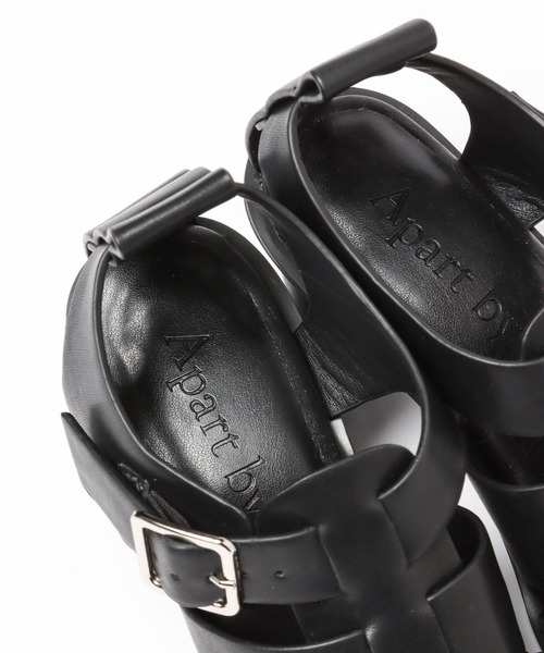 A part by（アパートバイ）の「グルカヒールサンダル 275896（サンダル