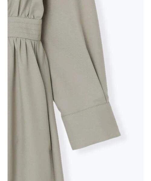 Te chichi（テチチ）の「ウエスト切替えシャツワンピース（ワンピース・レディース・ネイビー/ブルー/カーキ・ﾌﾘ-）」の14枚目の写真