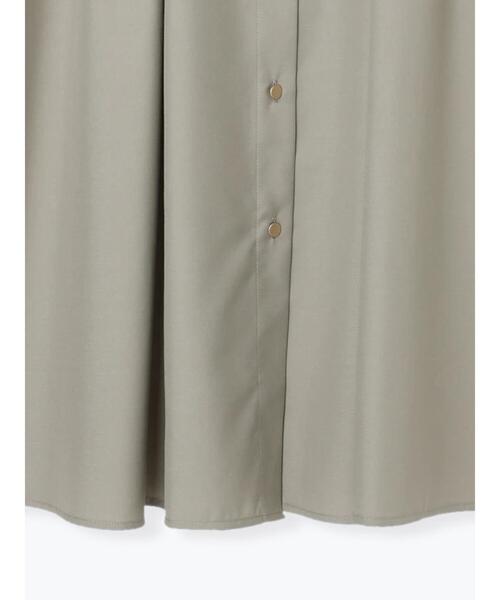 Te chichi（テチチ）の「ウエスト切替えシャツワンピース（ワンピース・レディース・ネイビー/ブルー/カーキ・ﾌﾘ-）」の15枚目の写真