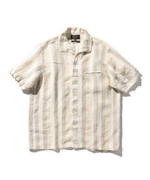 BEAMS PLUS | BEAMS PLUS / エジプシャンリネン ショートスリーブ イタリアンカラー シャツ(シャツ/ブラウス)