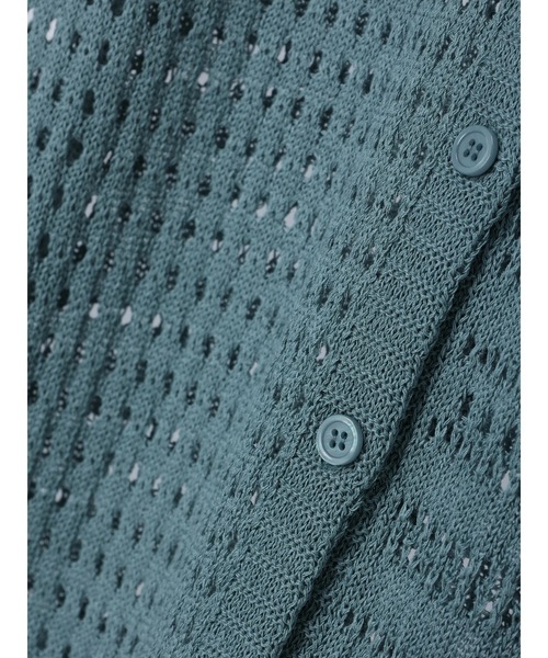 earth music&ecology（アースミュージックアンドエコロジー）の「2wayパッチワークロングニット（ワンピース・レディース・ブラック/オレンジ/サックスブルー・FREE）」の7枚目の写真