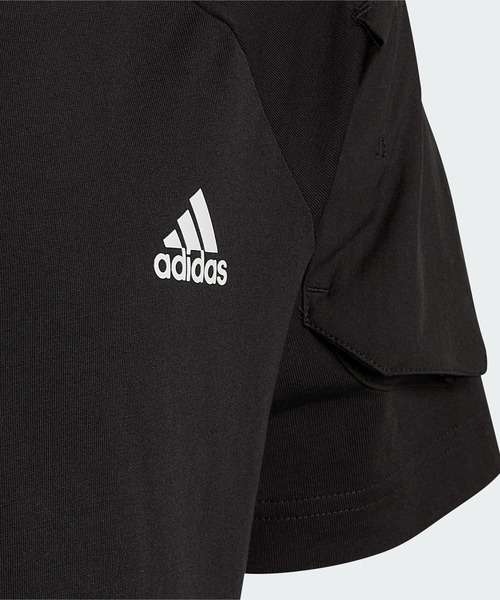 adidas(アディダス)の「Designed For Gameday 半袖Tシャツ / アディダス(キッズ/子供用)(Tシャツ/カットソー・キッズ・ホワイト/ブラック・140/150/160/130)」の12枚目の写真