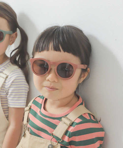 B:MING by BEAMS（ビーミングバイビームス）の「delieb × B:MING by BEAMS / 別注 NAHANNI サングラス（サングラス・キッズ・グリーン系その他/イエロー系その他5/レッド系その他2・ONE SIZE）」の3枚目の写真