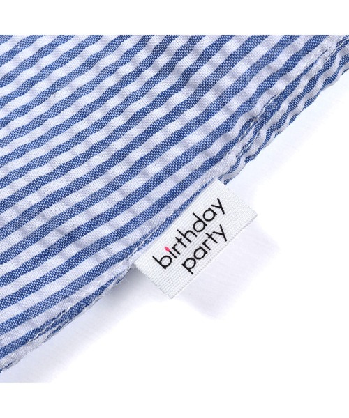 birthday party(バースデイパーティー)の「birthdayparty/布帛フリフリストライプワンピース(80cm~110cm)(ワンピース・キッズ・ピンク系その他/ブルー系その他・80/100/90/110)」の11枚目の写真