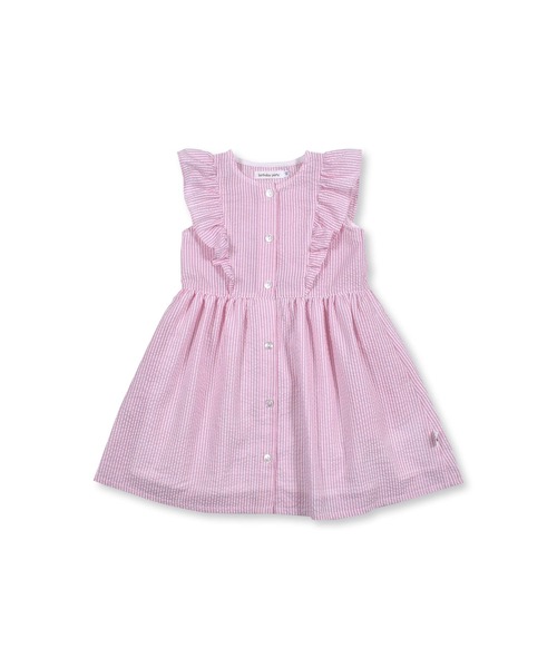 birthday party(バースデイパーティー)の「birthdayparty/布帛フリフリストライプワンピース(80cm~110cm)(ワンピース・キッズ・ピンク系その他/ブルー系その他・80/100/90/110)」の17枚目の写真