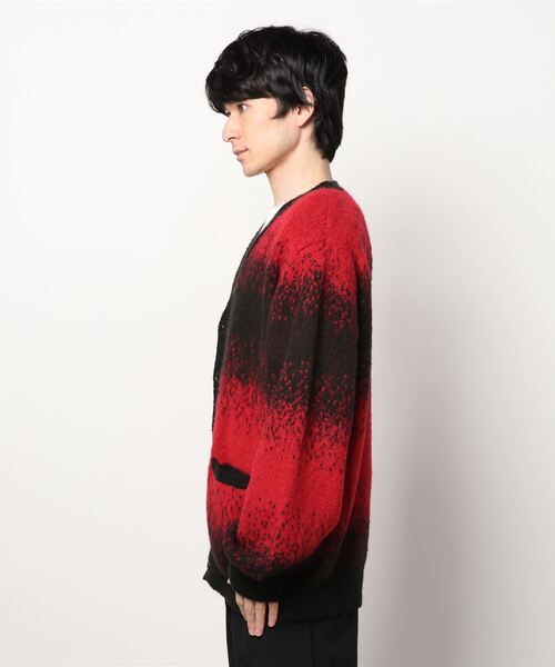 schott（ショット）の「Schott/ショット/MOHAIR OMBRE BORDER CARDIGAN