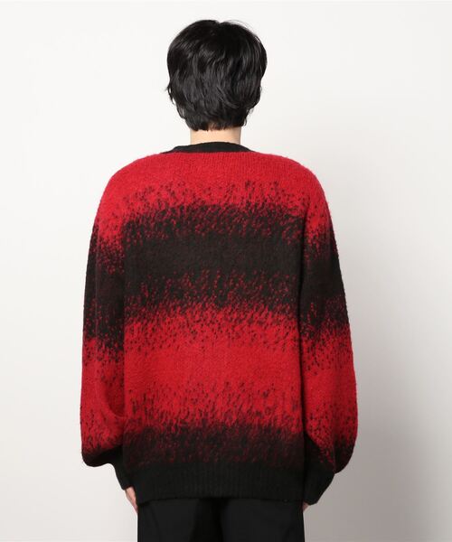 schott（ショット）の「Schott/ショット/MOHAIR OMBRE BORDER CARDIGAN