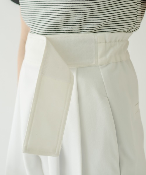 mystic（ミスティック）の「ラップタックパンツ（その他パンツ・レディース・ブラック/オフホワイト/ブルー・1/2）」の7枚目の写真