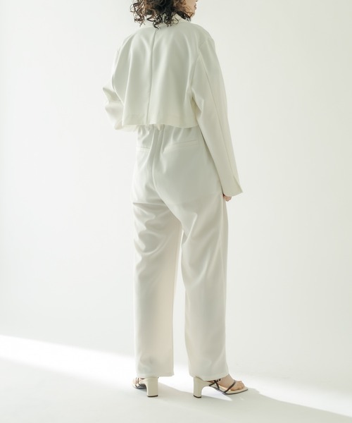 mystic（ミスティック）の「ラップタックパンツ（その他パンツ・レディース・ブラック/オフホワイト/ブルー・1/2）」の14枚目の写真