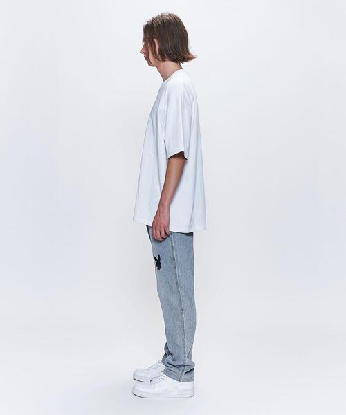 PLEASURES(プレジャー)の「<PLEASURES × PLAYBOY> BANY DEINM/デニムパンツ(デニムパンツ・メンズ・ライトブルー・32inch/30inch/28inch)」の3枚目の写真