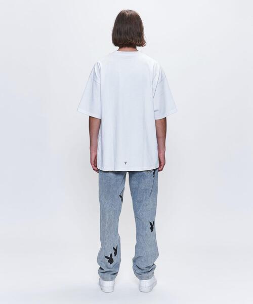 PLEASURES(プレジャー)の「<PLEASURES × PLAYBOY> BANY DEINM/デニムパンツ(デニムパンツ・メンズ・ライトブルー・32inch/30inch/28inch)」の4枚目の写真