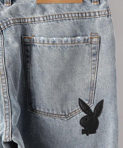 PLEASURES(プレジャー)の「<PLEASURES × PLAYBOY> BANY DEINM/デニムパンツ(デニムパンツ・メンズ・ライトブルー・32inch/30inch/28inch)」の11枚目の写真