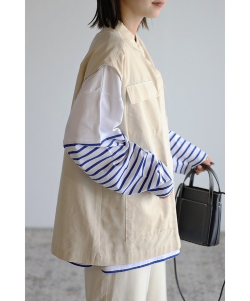 【春物】BLANC basque MA-1ベスト　ミリタリー　日本製 blanc basque 新作【MA-1ベスト】！！ : GEO GRAPHY 松井山手店 BLOG