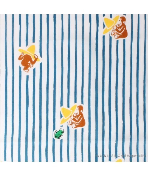 GEORGE'S（ジョージズ）の「【掲載終了】おさるのジョージ てぬぐい（ハンカチ/ハンドタオル・レディース・イエロー系その他/レッド系その他/ブルー系その他2/ブルー系その他・FREE）」の12枚目の写真