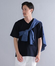 SHIPS | SHIPS: ICE PACK NYLON Vネック Tシャツ(Tシャツ/カットソー)