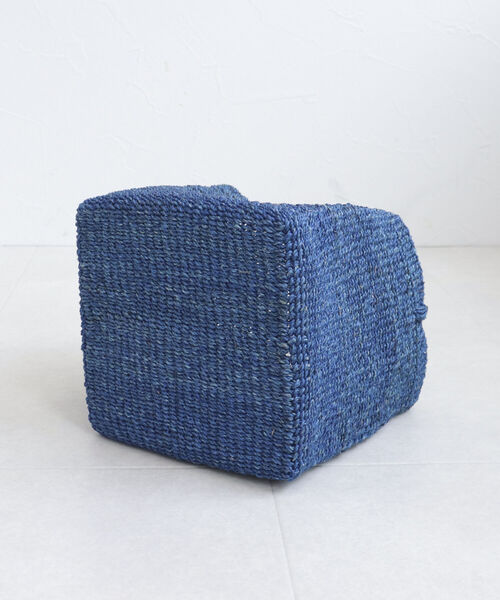 EARTH MADE(アースメイド)の「【EARTH MADE/アースメイド】ABACA SQUARE BAG(かごバッグ・レディース・ブルー/イエロー/グリーン/ピンク・FREE)」の16枚目の写真