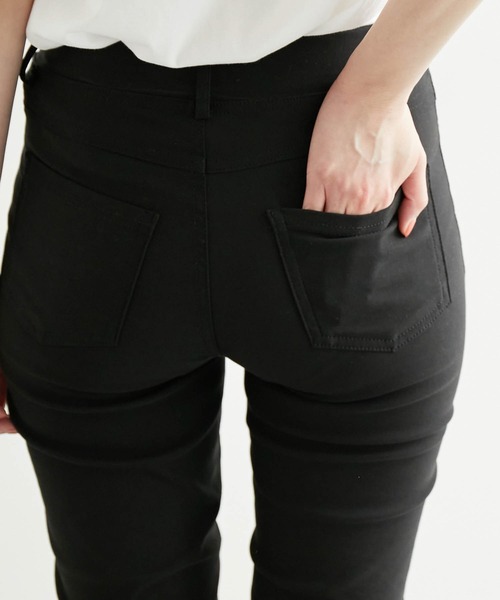 GUNZE(グンゼ)の「【GUNZE/グンゼ】綿混レギンスパンツ(その他パンツ・レディース・ブラック/オフホワイト・40/36/38)」の5枚目の写真