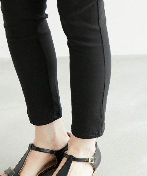 GUNZE(グンゼ)の「【GUNZE/グンゼ】綿混レギンスパンツ(その他パンツ・レディース・ブラック/オフホワイト・40/36/38)」の7枚目の写真