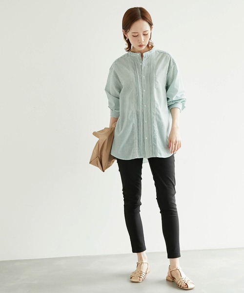 GUNZE(グンゼ)の「【GUNZE/グンゼ】綿混レギンスパンツ(その他パンツ・レディース・ブラック/オフホワイト・40/36/38)」の14枚目の写真