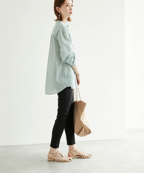 GUNZE(グンゼ)の「【GUNZE/グンゼ】綿混レギンスパンツ(その他パンツ・レディース・ブラック/オフホワイト・40/36/38)」の16枚目の写真