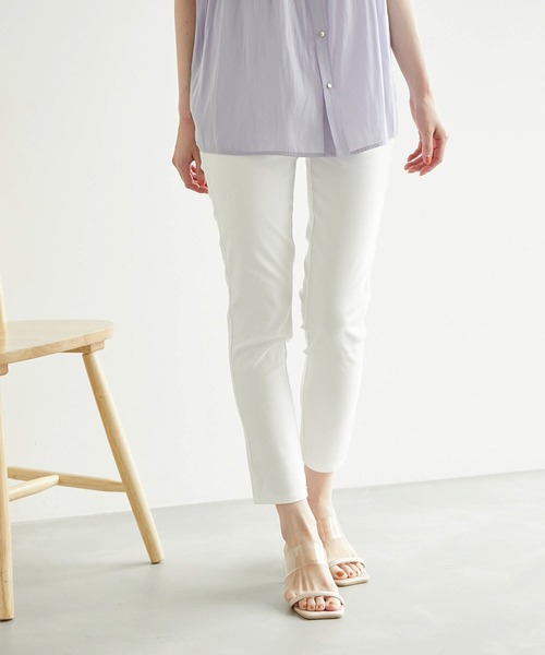 GUNZE(グンゼ)の「【GUNZE/グンゼ】綿混レギンスパンツ(その他パンツ・レディース・ブラック/オフホワイト・40/36/38)」の17枚目の写真