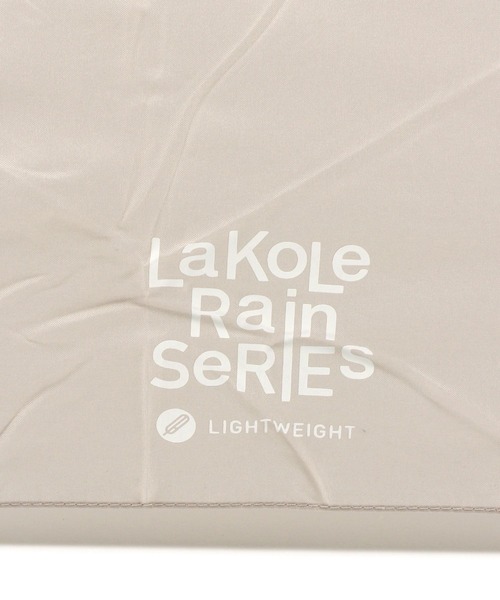LAKOLE（ラコレ）の「【軽量】グラスファイバー折り畳み傘 / 260783（折りたたみ傘・レディース・ライトブルー/ブラック/ベージュ/グレー/サックスブルー/アイボリー/桜・FREE）」の14枚目の写真