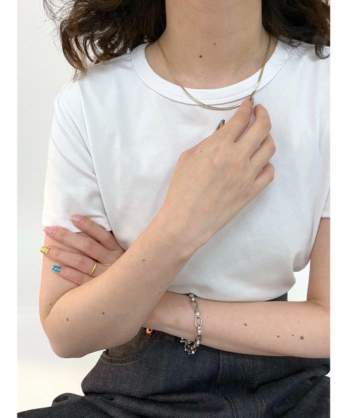 mystic（ミスティック）の「[eau un bijou]new snake chain(necklace)（ネックレス・レディース・シルバー/ゴールド・ONE SIZE）」の3枚目の写真