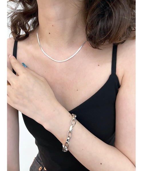 mystic（ミスティック）の「[eau un bijou]new snake chain(necklace)（ネックレス・レディース・シルバー/ゴールド・ONE SIZE）」の8枚目の写真