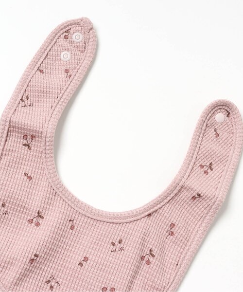 apres les cours（アプレレクール）の「スイーツ・さくらんぼ柄スタイ（スタイ/よだれかけ・キッズ・ピンク/キナリ・90）」の6枚目の写真